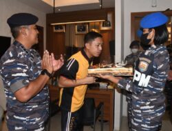 Hari Korps Bhayangkara KE-76, Wadan Lantamal III Perkuat Sinergisitas TNI-Polri